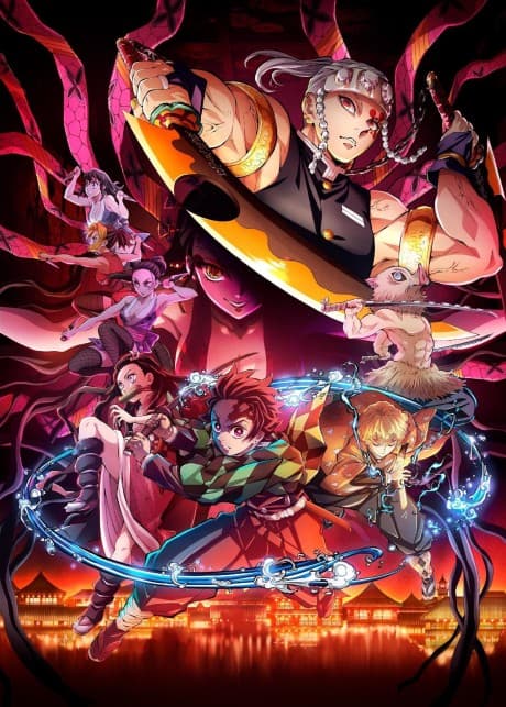 Poster for Demon Slayer: Kimetsu no Yaiba Entertainment District Arc